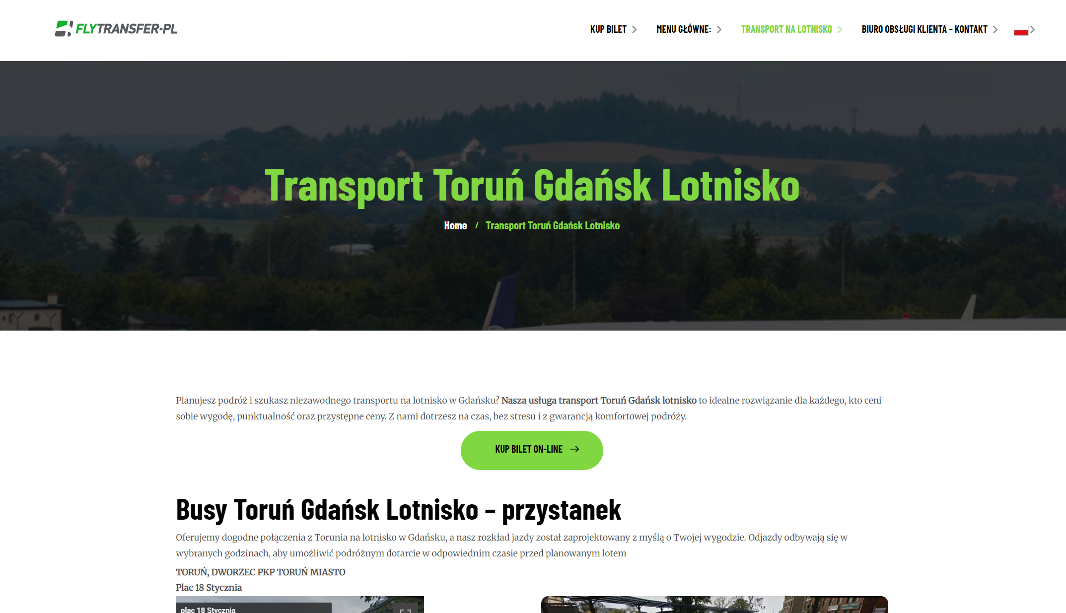 Transport Toruń - Gdańsk lotnisko - co wybrać: pociąg, auto czy bus?