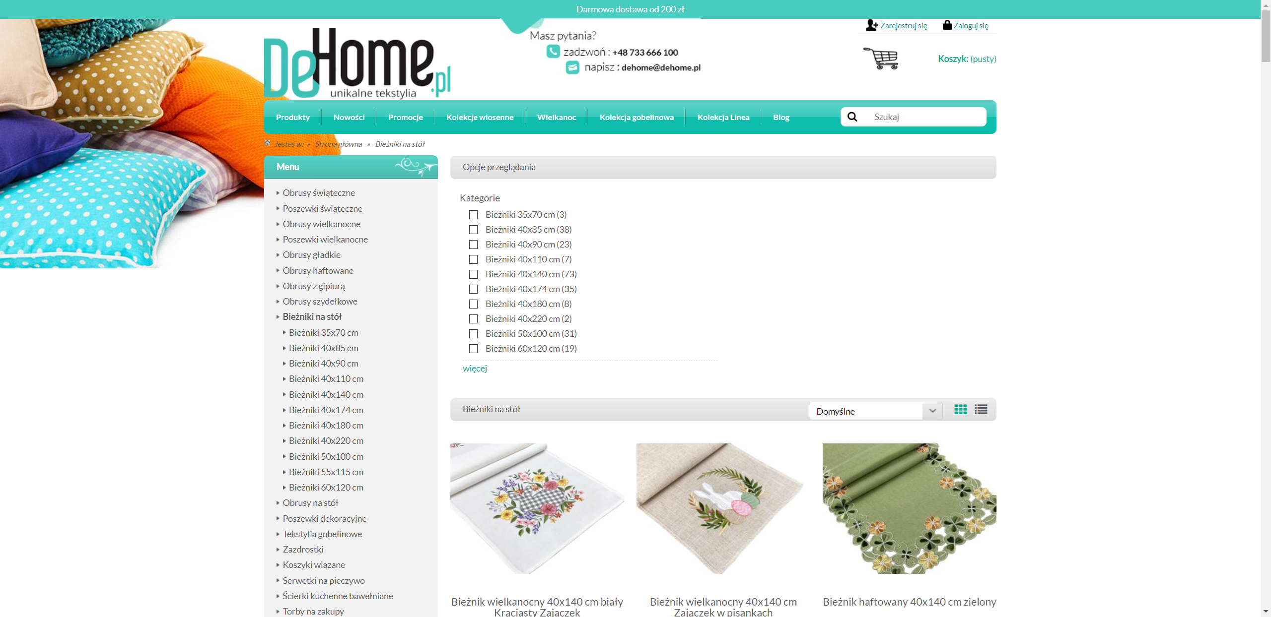 Eleganckie bieżniki - sposób na wyjątkową oprawę stołu