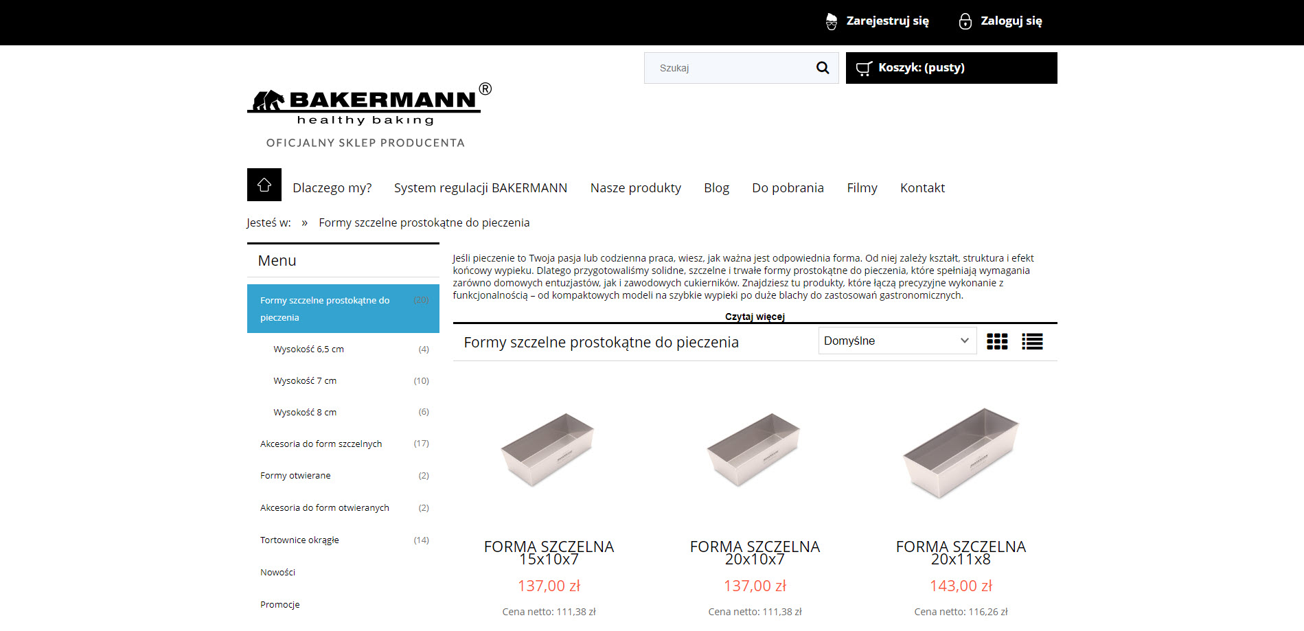 Dlaczego prostokąt zmienia sposób pieczenia?