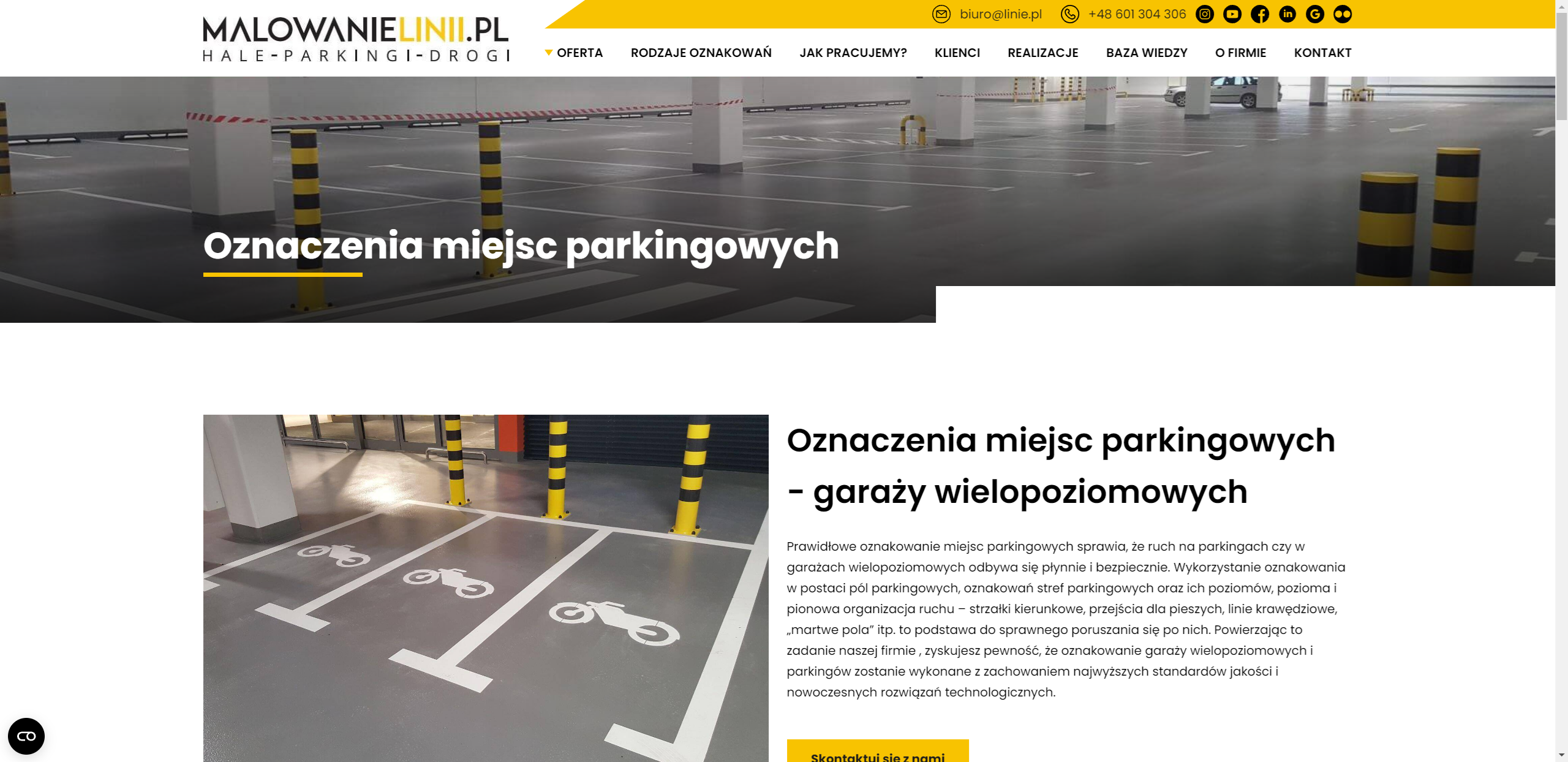 Jak oznaczyć miejsca parkingowe w garażu podziemnym, by były czytelne i trwałe?