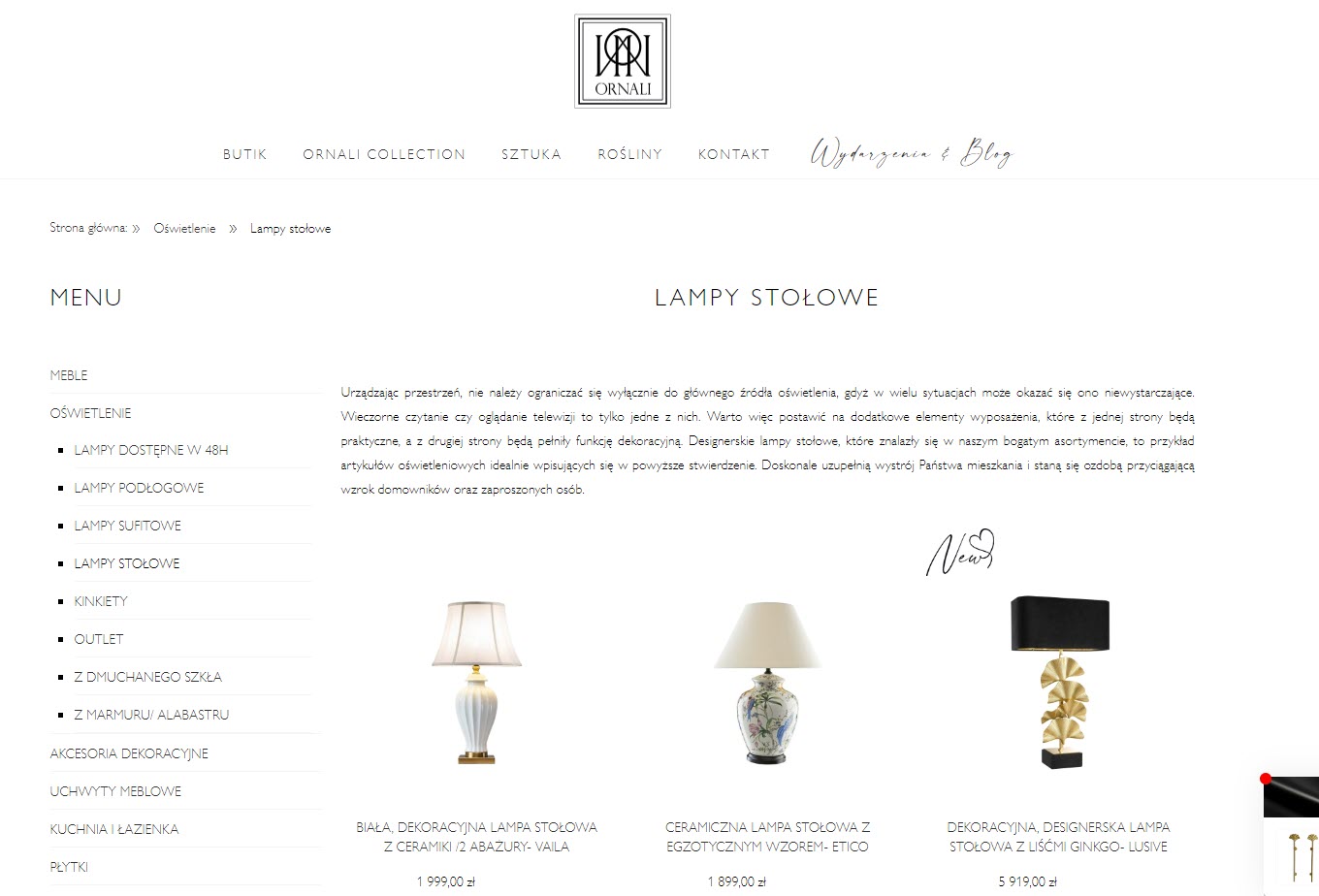 Lampy stołowe glamour - jak dodać wnętrzu elegancji bez dużych zmian?