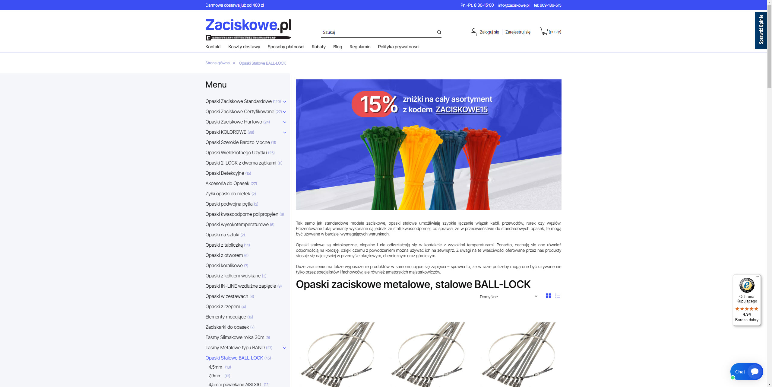 Jak dobrać opaski zaciskowe metalowe do instalacji elektrycznych?