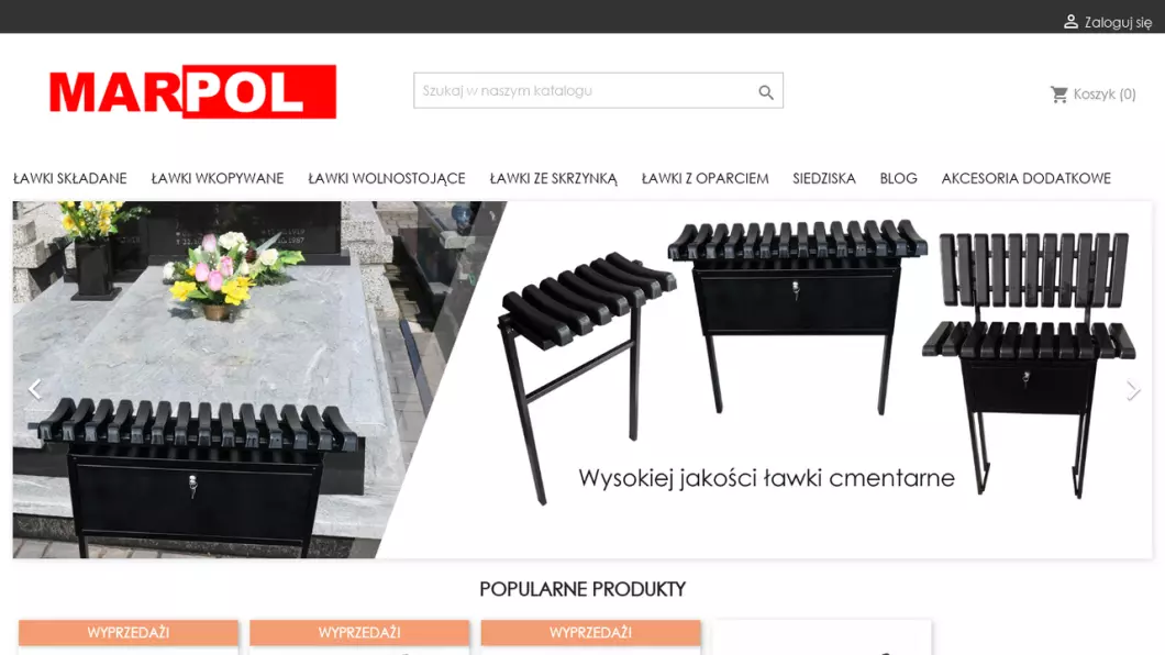 Zrzut ekranu strony